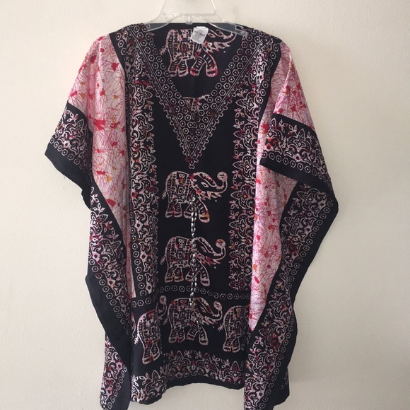 Tops - Mexican Elephant Caftan Top Square “Wings”